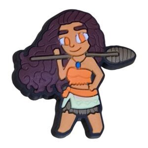 Moana Croc Shoe Charms | Cartoon Jibbitz Style Accessories | Fits Crocs Disney